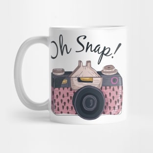 Funny Oh Snap! Vintage Camera Photography Mug